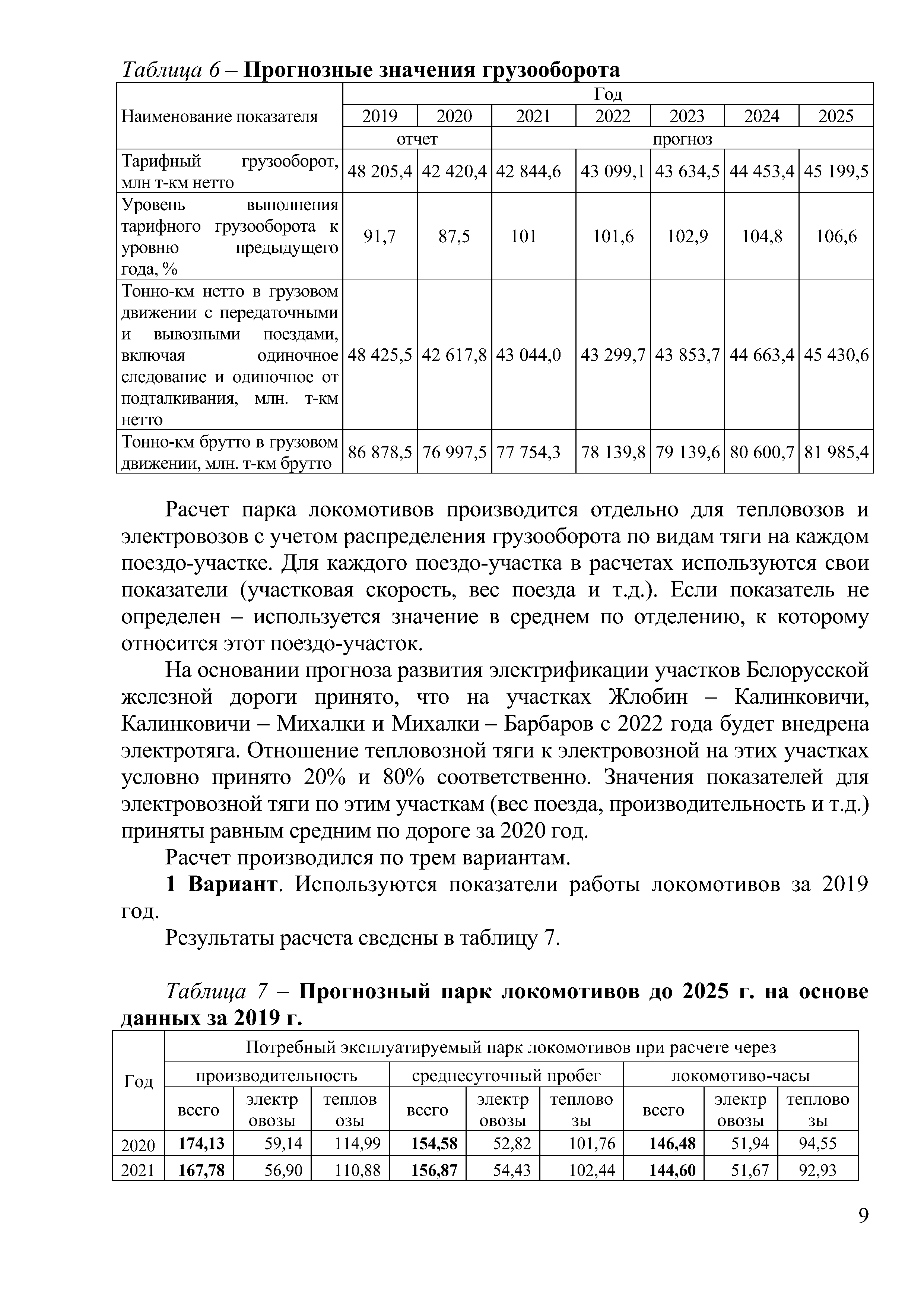 Доклад на тему "Программа обновление парка тягового подвижного состава в период 2021-2025гг.", лист 9