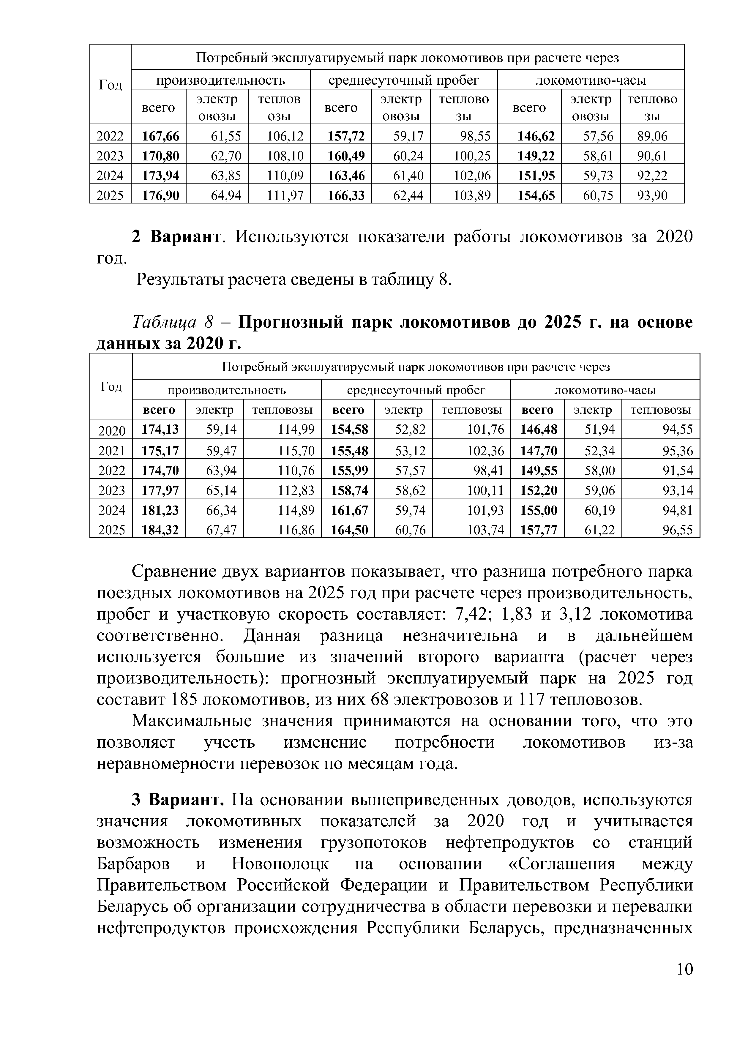 Доклад на тему "Программа обновление парка тягового подвижного состава в период 2021-2025гг.", лист 10