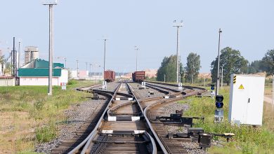 Стрелочные переводы на станционных путях
