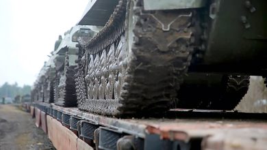 Illustration for the article “Another Russian Armed Forces Troop Train Arrived in Belarus as Part of the Zapad-2025…”
