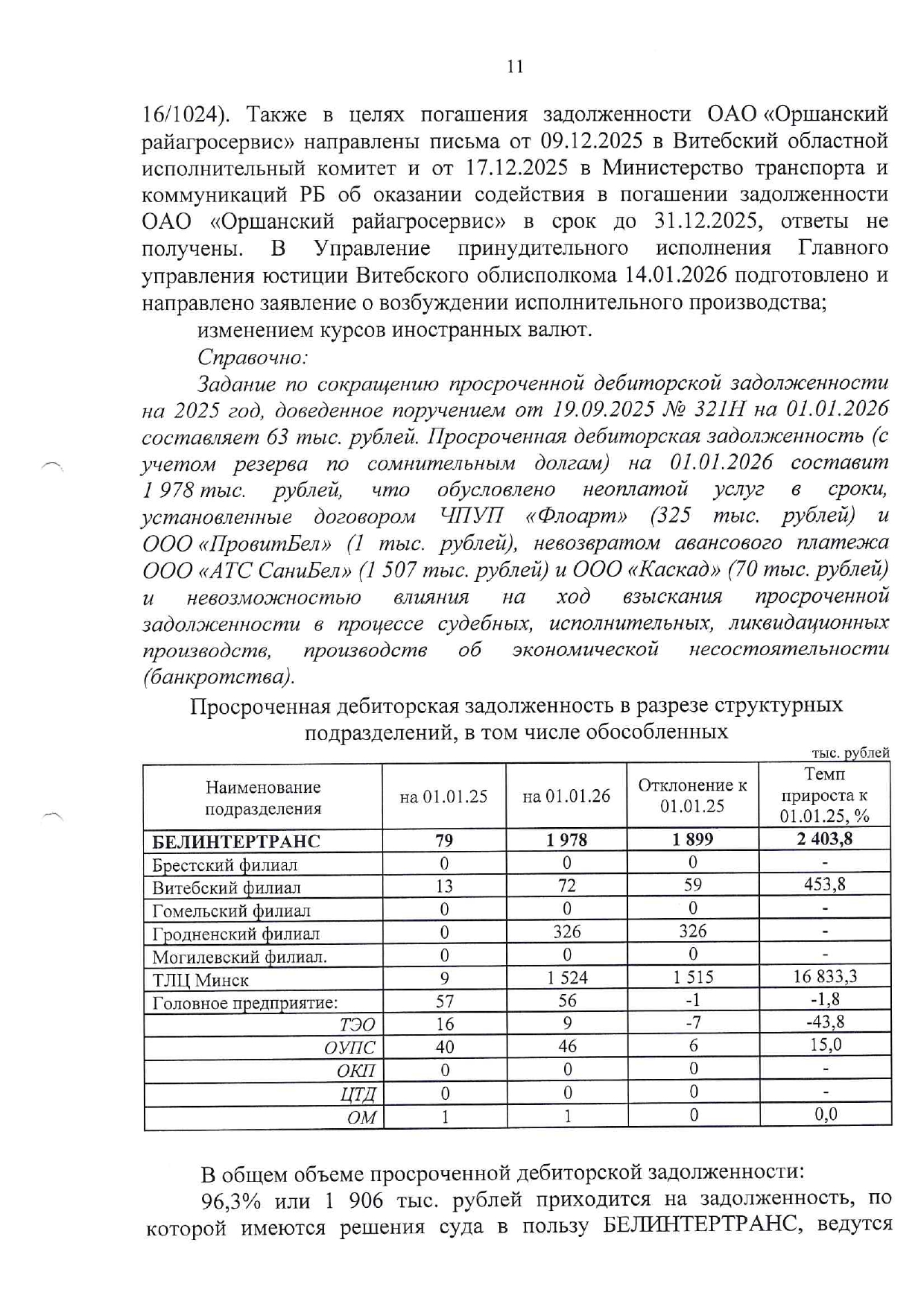 Справочный материал БТЛЦ к заседанию технико-экономического совета БЖД, проведённому 04.02.2026, лист 11