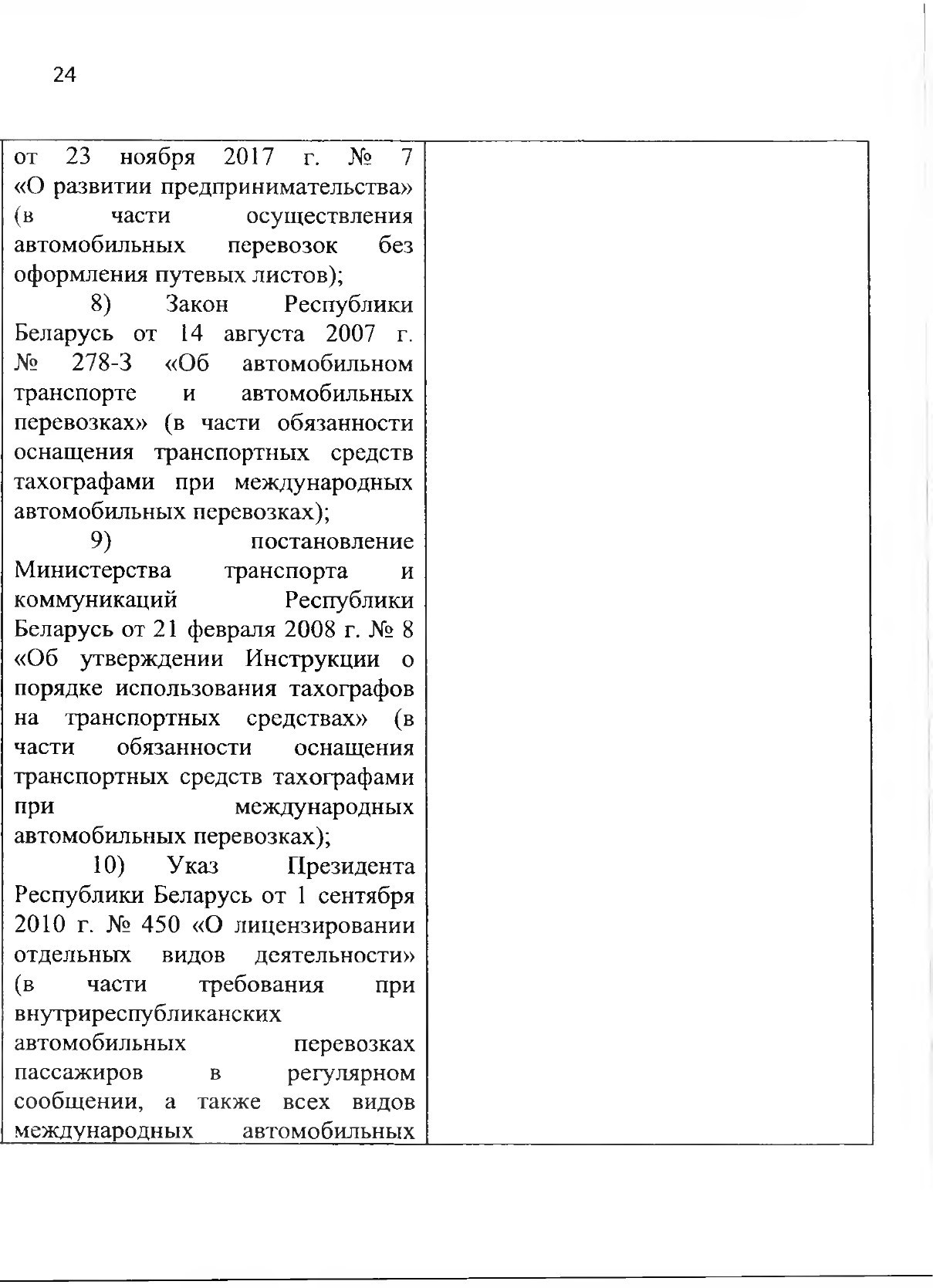 Союзная программа по унификации регулирования транспортного рынка, 2021, лист 29